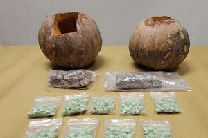 Singapore: Giấu heroin và thuốc lắc trong bí ngô