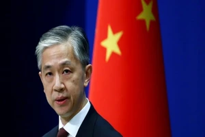 Người phát ngôn Bộ Ngoại giao Trung Quốc Uông Văn Bân. Ảnh: REUTERS.