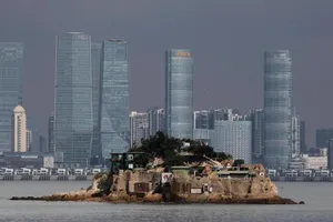 Đảo Shiyu thuộc quận Kim Môn, Đài Loan. Ảnh: REUTERS