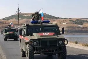 Cảnh sát quân sự Nga ở Syria. Ảnh: SPUTNIK