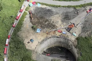 Tìm thấy thi thể công nhân xây dựng Nhật trong bể dầu sâu 30 m