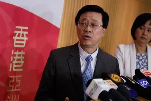 Ông John Lee Ka-chiu. Ảnh: CHINA DAILY