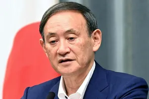 Chánh văn phòng nội các Nhật Bản Yoshihide Suga. Ảnh: KARINA NOOKA