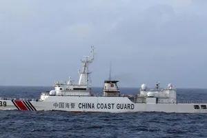 Một tàu hải cảnh Trung Quốc. Ảnh: AFP