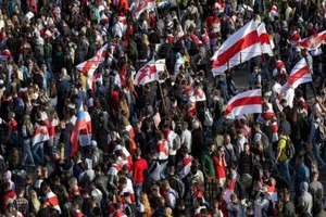 Người dân Belarus xuống đường biểu tình, phản đối kết quả bầu cử Tổng thống.