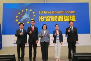 Diễn đàn đầu tư EU - Đài Loan được tổ chức tại Đài Loan hôm 22-9. Ảnh: LAULY LI