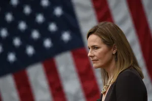 Bà Amy Coney Barrett vừa được ông Trump đề cử cho vị trí Thẩm phán Toà án tối cao Mỹ. Ảnh: AFP