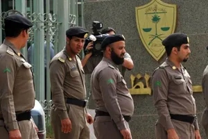 Lực lượng cảnh sát Saudi Arabia.