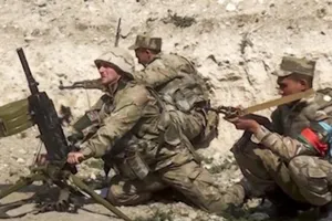 Các binh sĩ Azerbaijan. Ảnh: BỘ QUỐC PHÒNG AZERBAIJAN