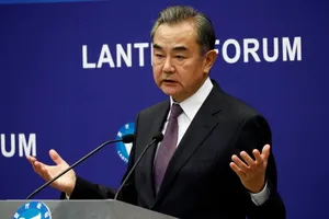 Bộ trưởng Ngoại giao Trung Quốc Vương Nghị. Ảnh: REUTERS