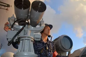 Binh sĩ Nhật tại biển Hoa Đông. Ảnh: LỰC LƯỢNG PHÒNG VỆ BIỂN NHẬT BẢN