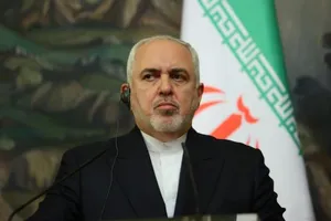 Ngoại trưởng Iran Mohammad Javad Zarif tham dự cuộc họp báo tại Moscow, Nga ngày 24-9.