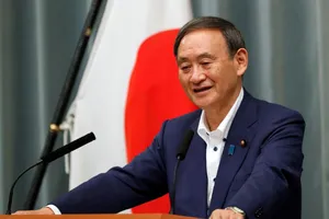 Thủ tướng Nhật Yoshihide Suga. Ảnh: REUTERS