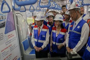 Chùm ảnh: Cận cảnh bên trong toa tàu metro số 1