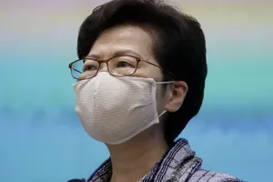 Bà Lâm Trịnh Nguyệt Nga - người đứng đầu Đặc khu hành chính Hong Kong. Ảnh: ZUMA WIRE/DPA