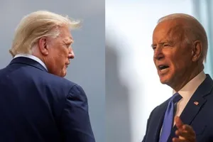 Bỏ trực tuyến, ông Trump, ông Biden đối đáp qua tòa thị chính