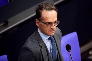 Ngoại trưởng Đức Heiko Maas phát biểu tại một phiên họp của Hạ viện Đức ở Berlin, ngày 7-10.