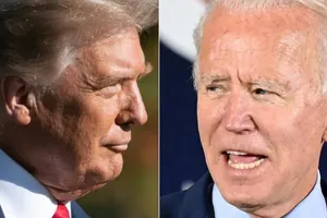 Tổng thống Mỹ Donald Trump và ứng viên đảng Dân chủ Joe Biden. Ảnh: TRT WORLD