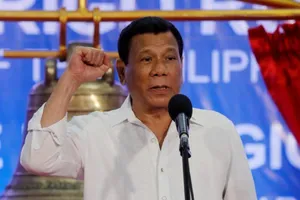 Tổng thống Philippines Rodrigo Duterte.