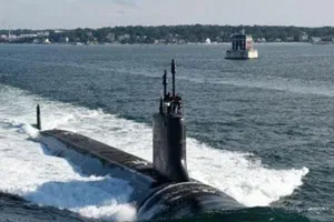 Tàu ngầm lớp Virginia USS Vermont của Mỹ. Ảnh: HẢI QUÂN MỸ