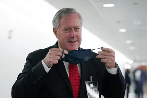 Chánh văn phòng Nhà Trắng Mark Meadows trong một phiên làm việc ở Quốc hội vào tháng 10. Ảnh: REUTERS