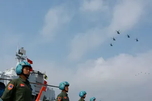 Lực lượng Hải quân Trung Quốc. Ảnh: REUTERS