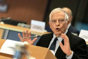 Đại diện cấp cao về an ninh và chính sách đối ngoại EU Josep Borrell. Ảnh: AFP