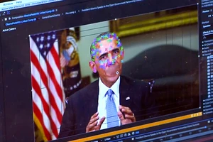 Hình ảnh video giả mạo Tổng thống Barack Obama. Ảnh: AP