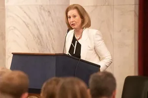 Bà Sidney Powell, luật sư của Tổng thống Donald Trump.