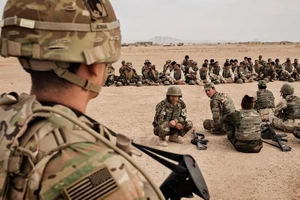 Quân đội Mỹ tại Afghanistan. Ảnh: NEW YORK TIMES