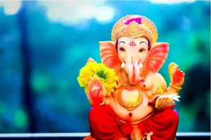 Thần Ganehsa của Ấn Độ giáo với hình ảnh đặc trưng là mình người, đầu voi. Ảnh: TIMES OF INDIA