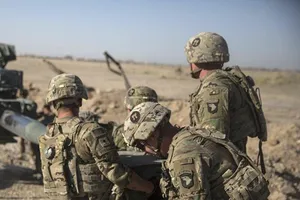 Lực lượng quân đội Mỹ làm nhiệm vụ ở Afghanistan.