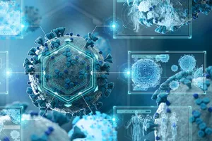 Ảnh minh họa - Virus SARS-CoV-2. Ảnh: STOCK ADOBE