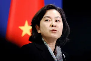 Người phát ngôn Bộ Ngoại giao Trung Quốc Hoa Xuân Doanh. Ảnh: REUTERS