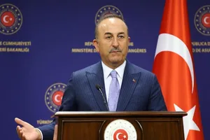 Ngoại trưởng Thổ Nhĩ Kỳ Mevlut Cavusoglu.