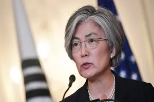 Ngoại trưởng Hàn Quốc Kang Kyung-wha. Ảnh: Mandel Ngan/AP