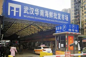 Khu chợ hải sản Hoa Nam tại thành phố Vũ Hán, Trung Quốc. Ảnh: AP