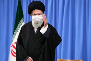 Đại giáo chủ Ali Khamenei xuất hiện trên sóng truyền hình nhà nước Iran hôm 16-12. Ảnh: REUTERS