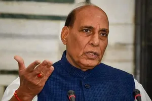 Bộ trưởng Quốc phòng Ấn Độ Rajnath Singh. Ảnh: PTI (Ấn Độ)