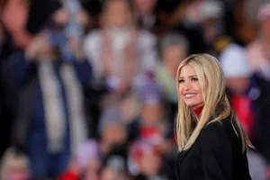 Ái nữ Tổng thống Donald Trump - cô Ivanka Trump tại buổi vận động ở bang Georgia.