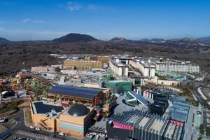 Khu nghỉ dưỡng tích hợp Jeju Shinhwa World ở đảo Jeju, Hàn Quốc.