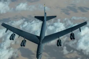 Máy bay ném bom B-52 của Mỹ. Ảnh: CENTCOM