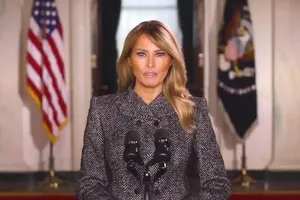 Đệ Nhất Phu nhân Mỹ Melanie Trump gửi lời tạm biệt đến người dân Mỹ.