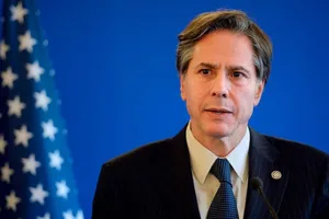 Ông Antony Blinken trong một cuộc họp báo ở Bộ Ngoại giao Mỹ hồi tháng 6-2014. Ảnh: AP