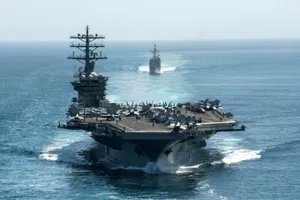 Tàu sân bay USS Nimitz của Mỹ. Ảnh: AFP