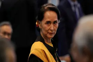 Cố vấn Nhà nước Aung San Suu Kyi. Ảnh: REUTERS.