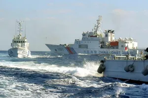 Tàu hải cảnh Trung Quốc tiếp tục xâm nhập lãnh hải Nhật. Ảnh: JAPAN-FORWARD