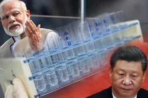 Cuộc đua ngoại giao vaccine Trung-Ấn ngày càng quyết liệt. Ảnh: 