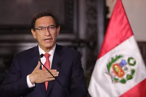 Ông Martin Vizcarra - tổng thống Peru đã bị bãi nhiễm hồi đầu tháng 11-2020. Ảnh: ANDINA (Peru)