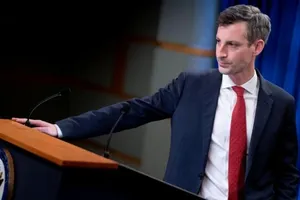 Người phát ngôn Bộ Ngoại giao Mỹ Ned Price. Ảnh: REUTERS